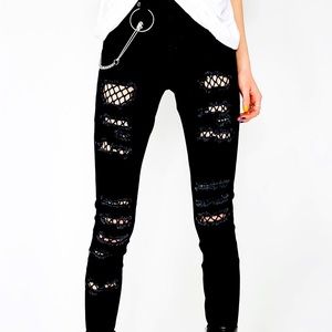 Killstar Trash talk jeans xl